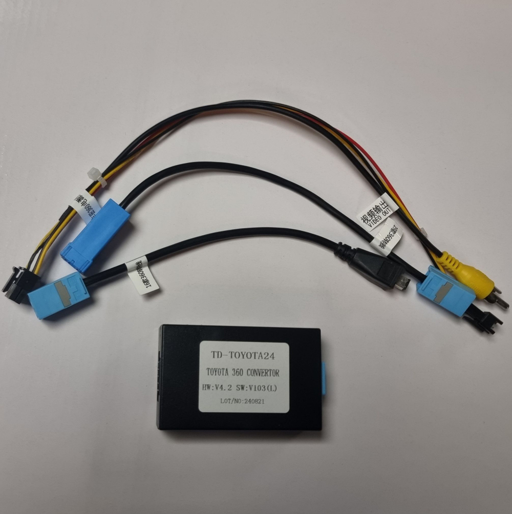 переходник штатной камеры и кругового обзора 360 для TOYOTA 2002-2024 / LEXUS KB-TY-GVIF-TD