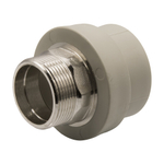 Муфта комб. нар 50х1 1/2'' под ключ EVER® СЕРЫЙ (Россия)
