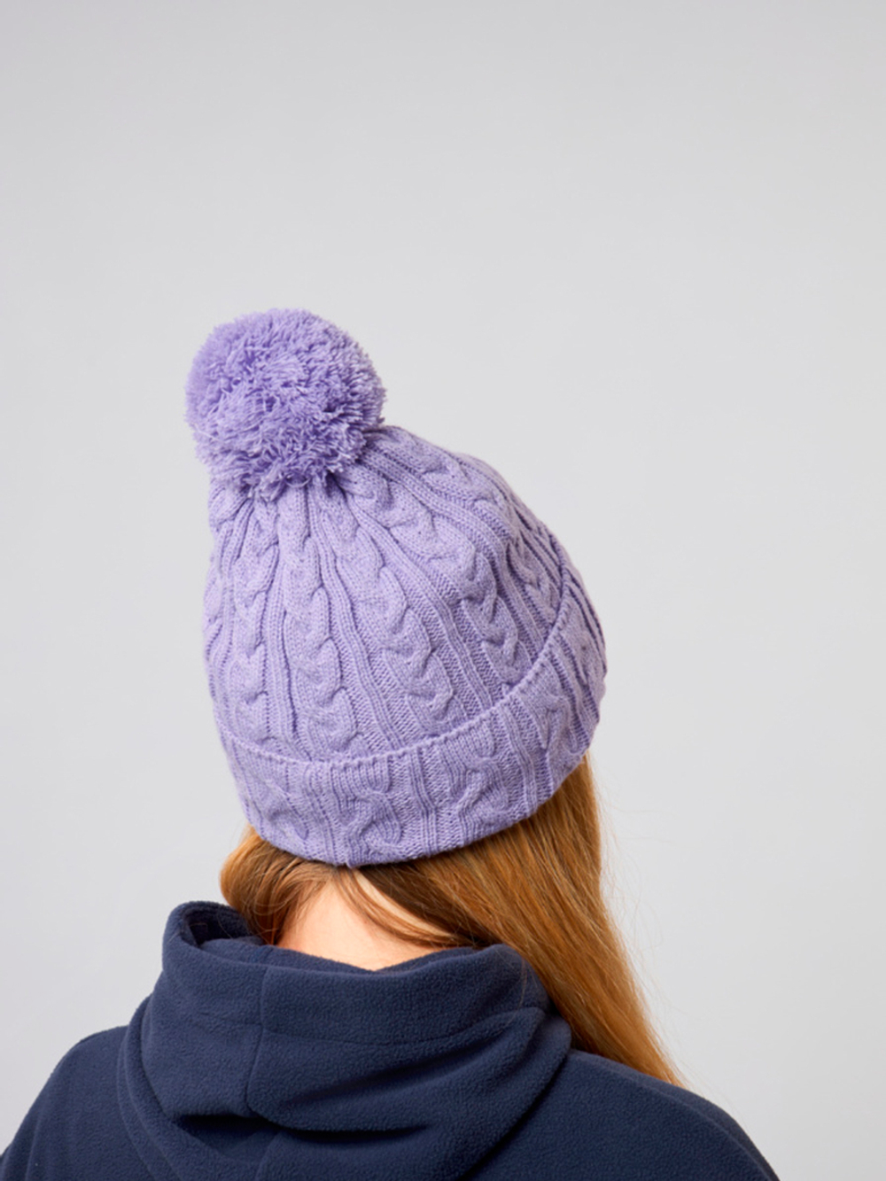 Шапка женская Alaskan Knitted мультиколор, Единый размер 58см