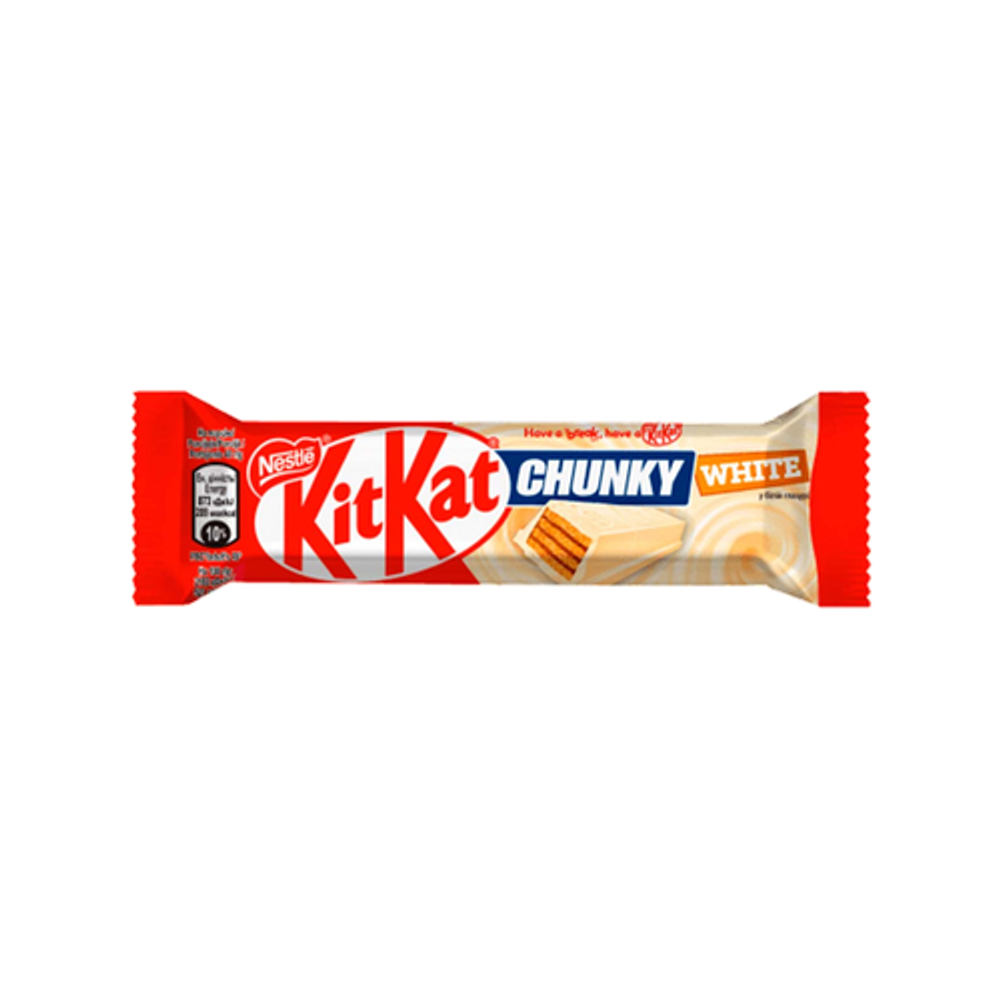 KitKat Chunky White батончик в белом шоколаде 40г