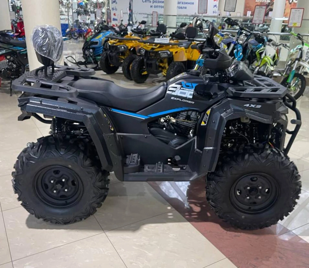 Квадроцикл (комплект для сборки) Explorer 300 4х2 Черный матовый (RR)