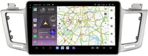 Магнитола для Toyota RAV4 XA40 2012-2019 - Kuberg SF-1610 QLed+2K, Android 13, Быстрейшая, CarPlay, 4G SIM-слот