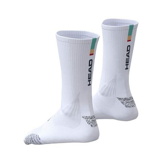 Теннисные носки Head Color Crew 1P - white/tourquoise