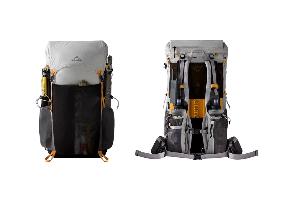 Походный рюкзак Naturehike серии Rock 2.0-upgrade 60л, белый (CNK2550XB018)