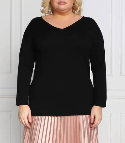 свитер vilma plus size Persona by Marina Rinaldi - черный(1363452)