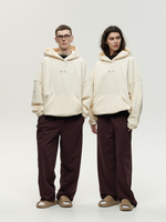 Drawstring Hoodie Cream
