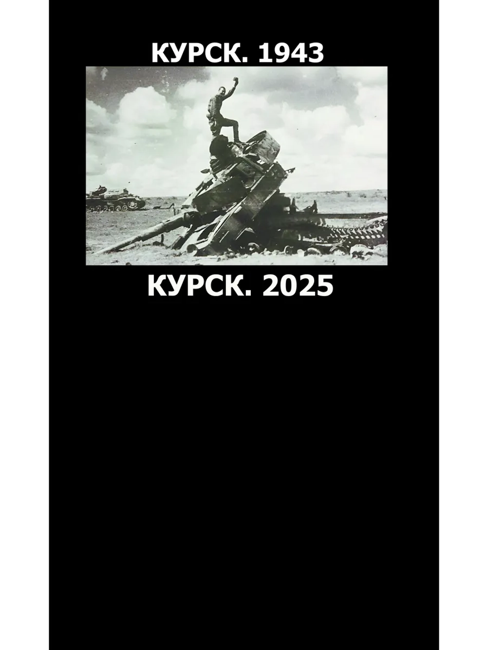 Футболка хлопковая Курск 1943-2025