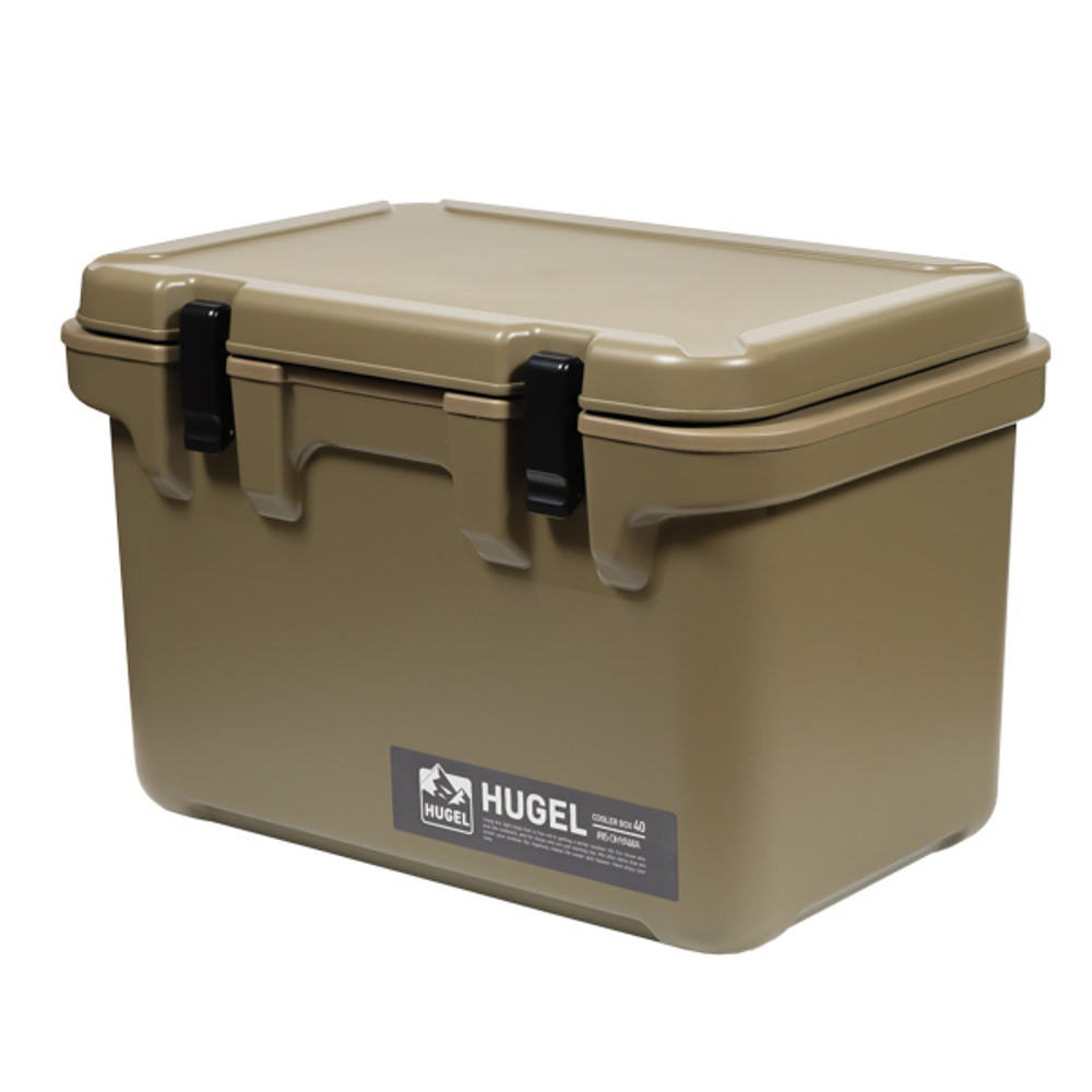 HUGEL Термобокс VACUUM COOLER BOX TC-40 Хаки, 40 литров /1
