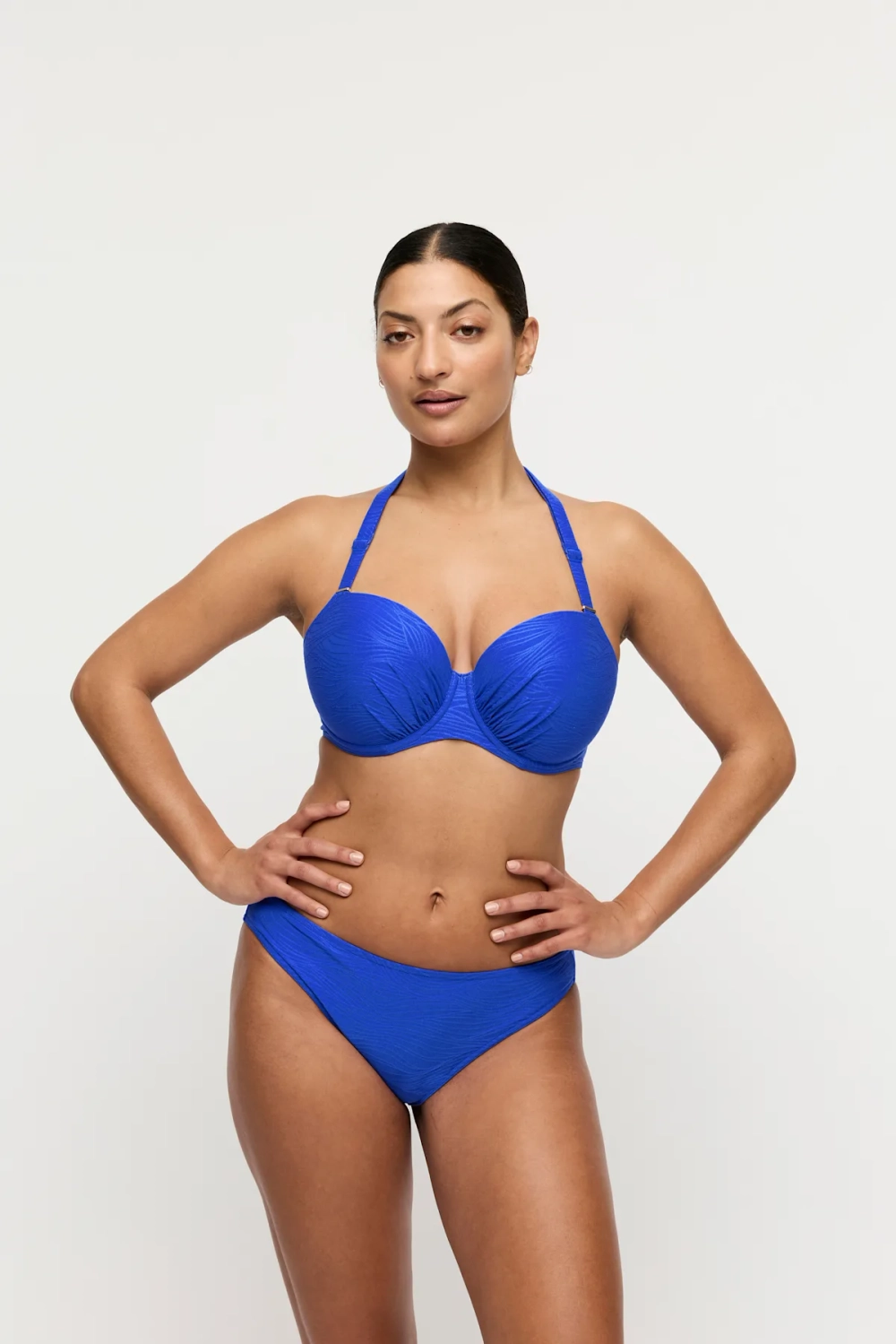 PRIMADONNA Swim Mantas Топ-балконет с поролоновой вставкой, синий электрик
