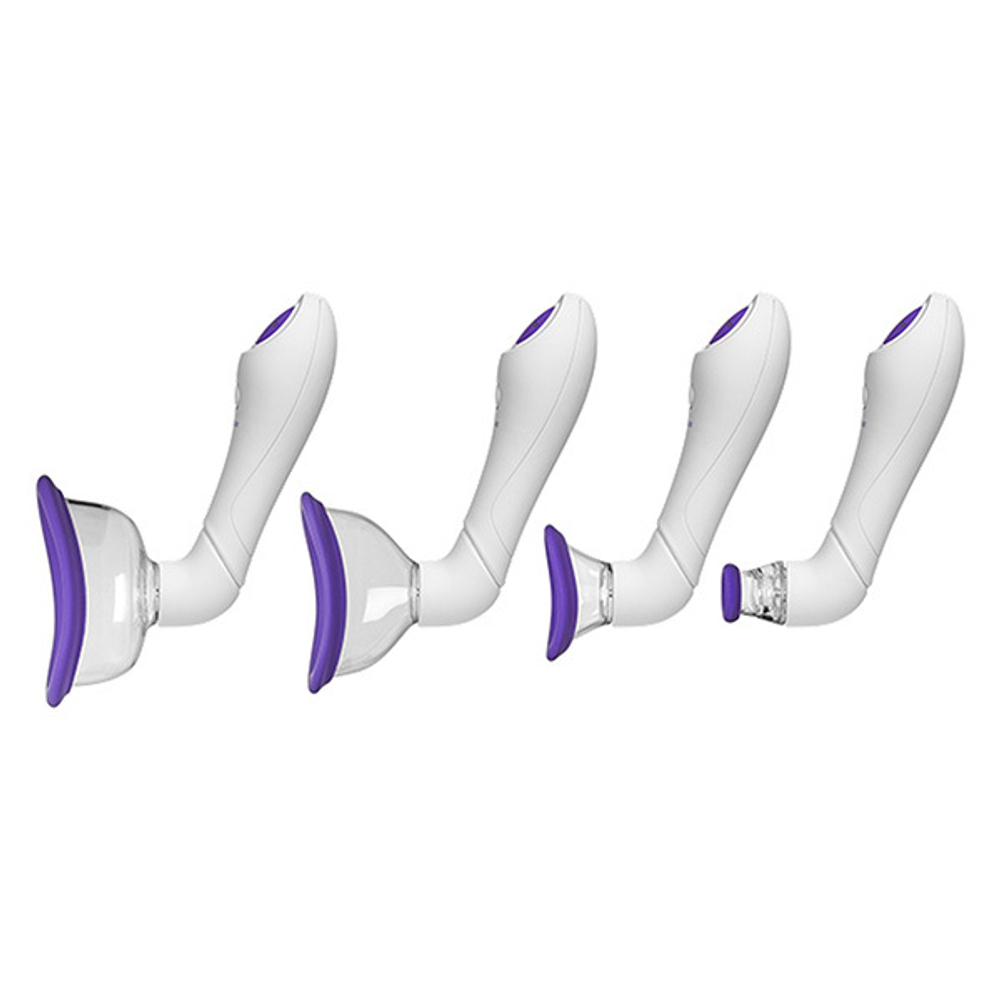Автоматическая вибропомпа со сменными насадками Doc Johnson Bloom Intimate Body Pump 617-05-BX