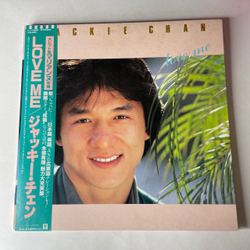 Винтажная виниловая пластинка LP Jackie Jacky Chan Джеки Чан, Love Me (Япония 1984) (Оби)