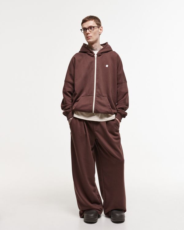 Брюки Baggy Trousers Logo French Roast - фото 9