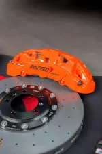 Карбон керамическая тормозная система InSpeed для Porsche Cayenne Порш Каен Суппорт диски Колодки
