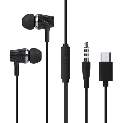 Гарнитура Mietubl MTB-LC01, вакуумные, разъем Type-C, кабель 1.2 м Black