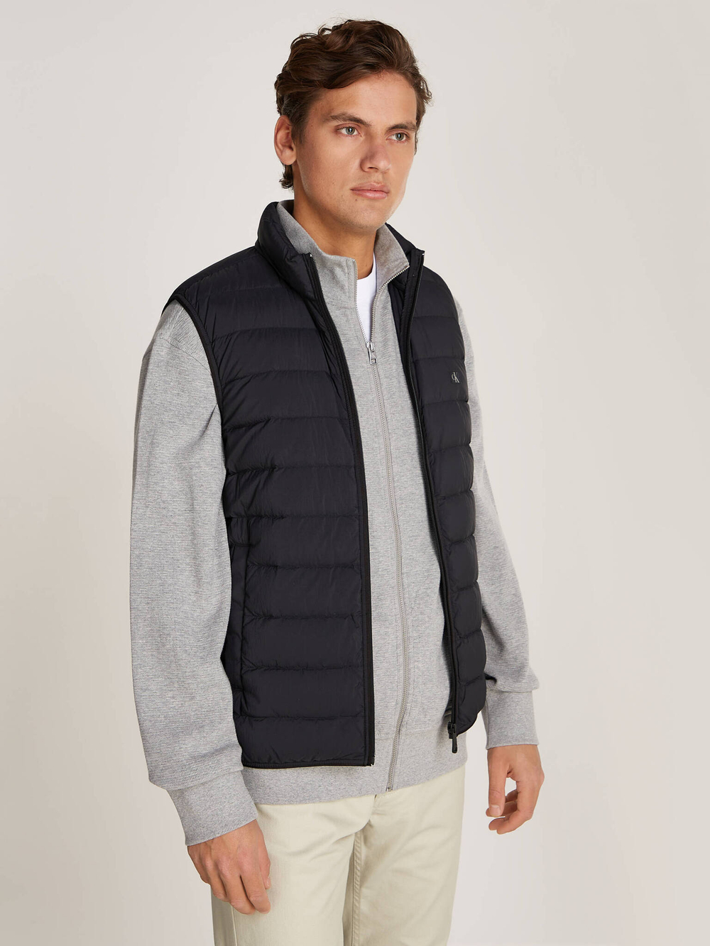 Пуховая безрукавка CALVIN KLEIN JEANS - черный(J30J326635)