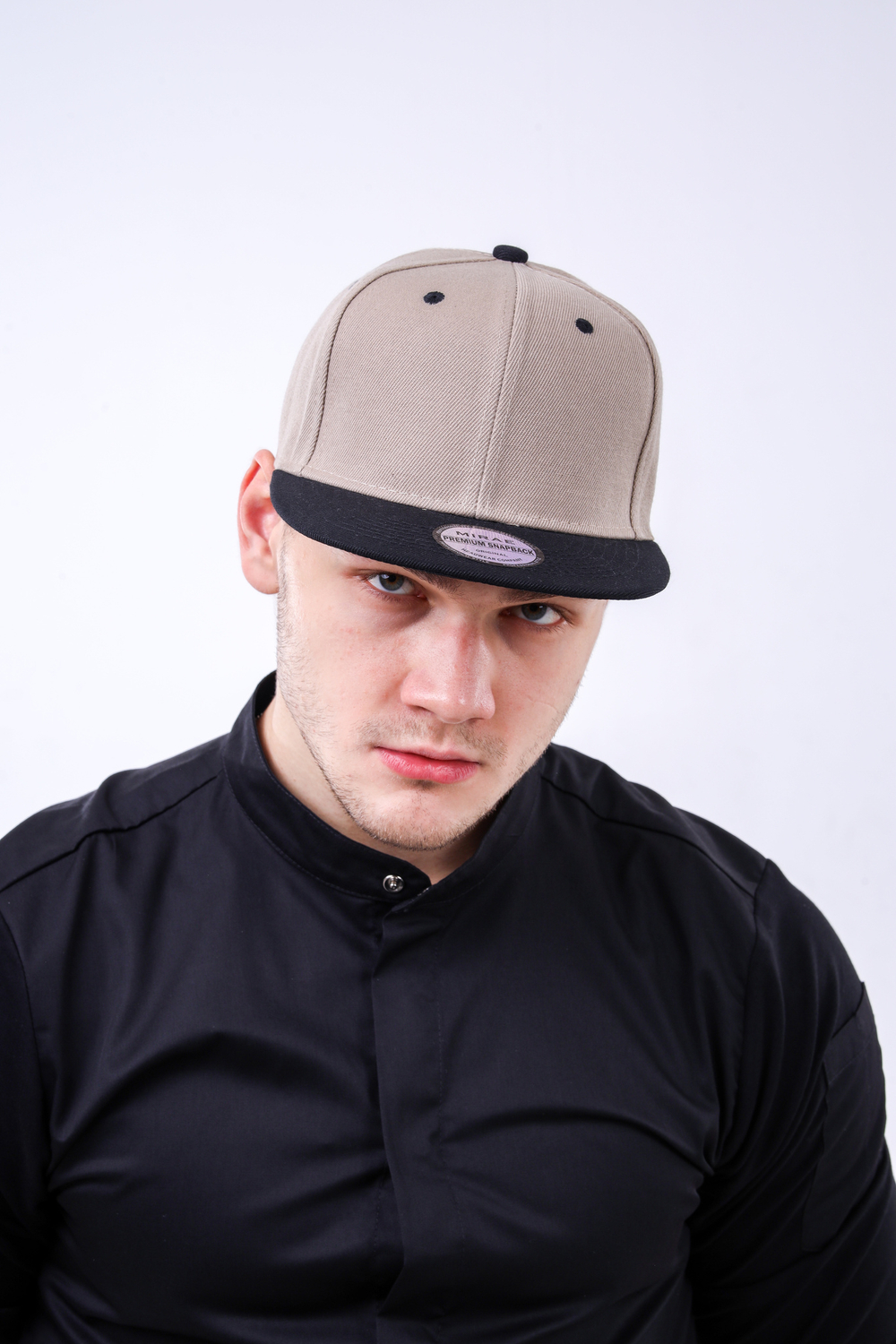 Снэпбэк Street Cap beige/black