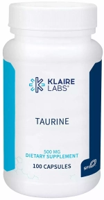 Klaire Labs Taurine 500mg 100 vegcaps.