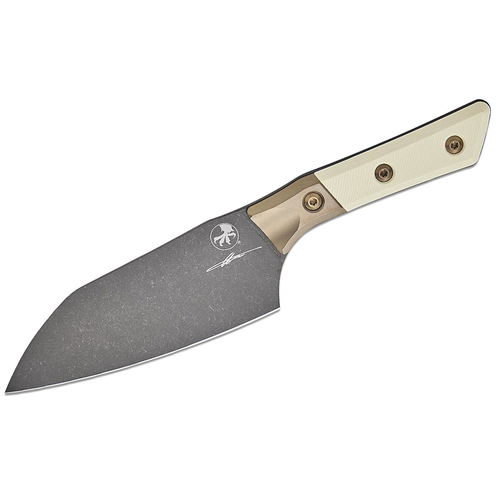 Кухонный нож Microtech Santoku, сталь M390MK, 3200B-1DLCIVS
