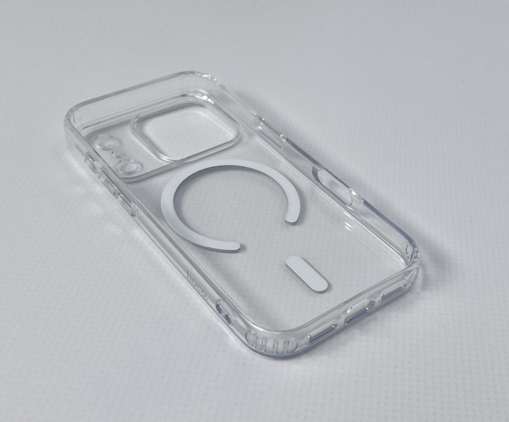 Накладка для i-Phone 17 Pro Hoco Magnetic силикон прозрачный
