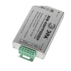 Контроллер ЭРА RGBController-12/24V-216/432W-IP20-RF для светодиодной ленты с радио пультом | Контроллеры
