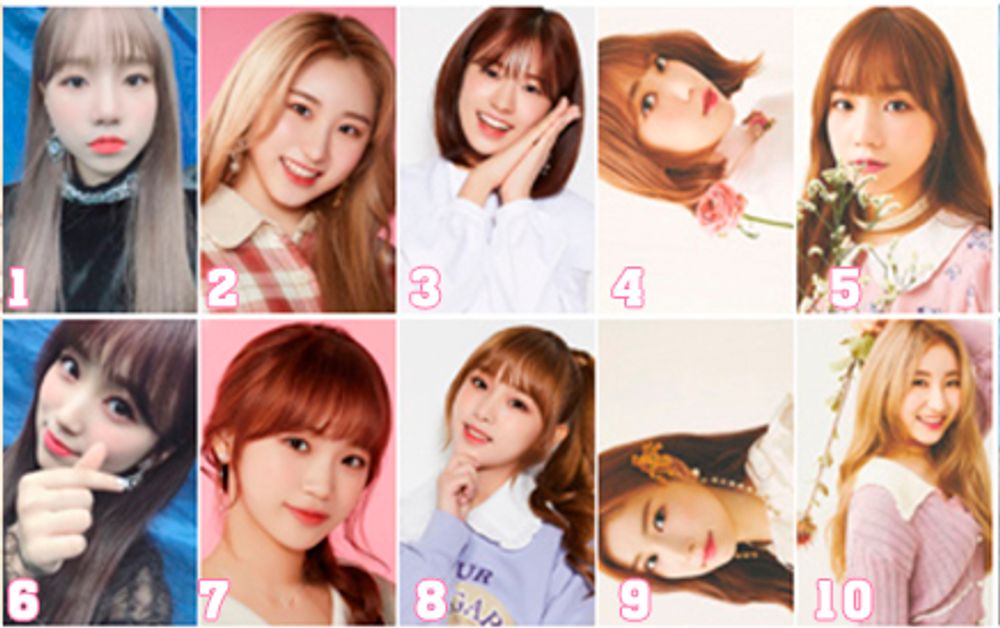 Фотокарточка - IZ*ONE №9 Фотокарточка - IZ*ONE №9