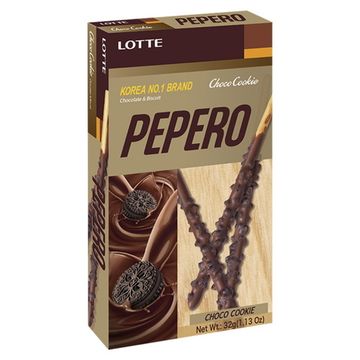 Pepero Choco Cookie соломка в молочном шоколаде с  крошками печенья 32гр