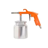Пистолет пескоструйный 3-4 бар, сопло медное d=2, 5мм, бачок 1л Sturm! — фото 2
