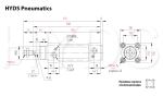 CP96SDB125-125C Пневмоцилиндр