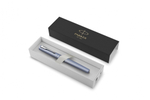 Перьевая ручка Parker Vector XL Silver Blue CT, цвет чернил blue, перо: F/M, в подарочной упаковке.