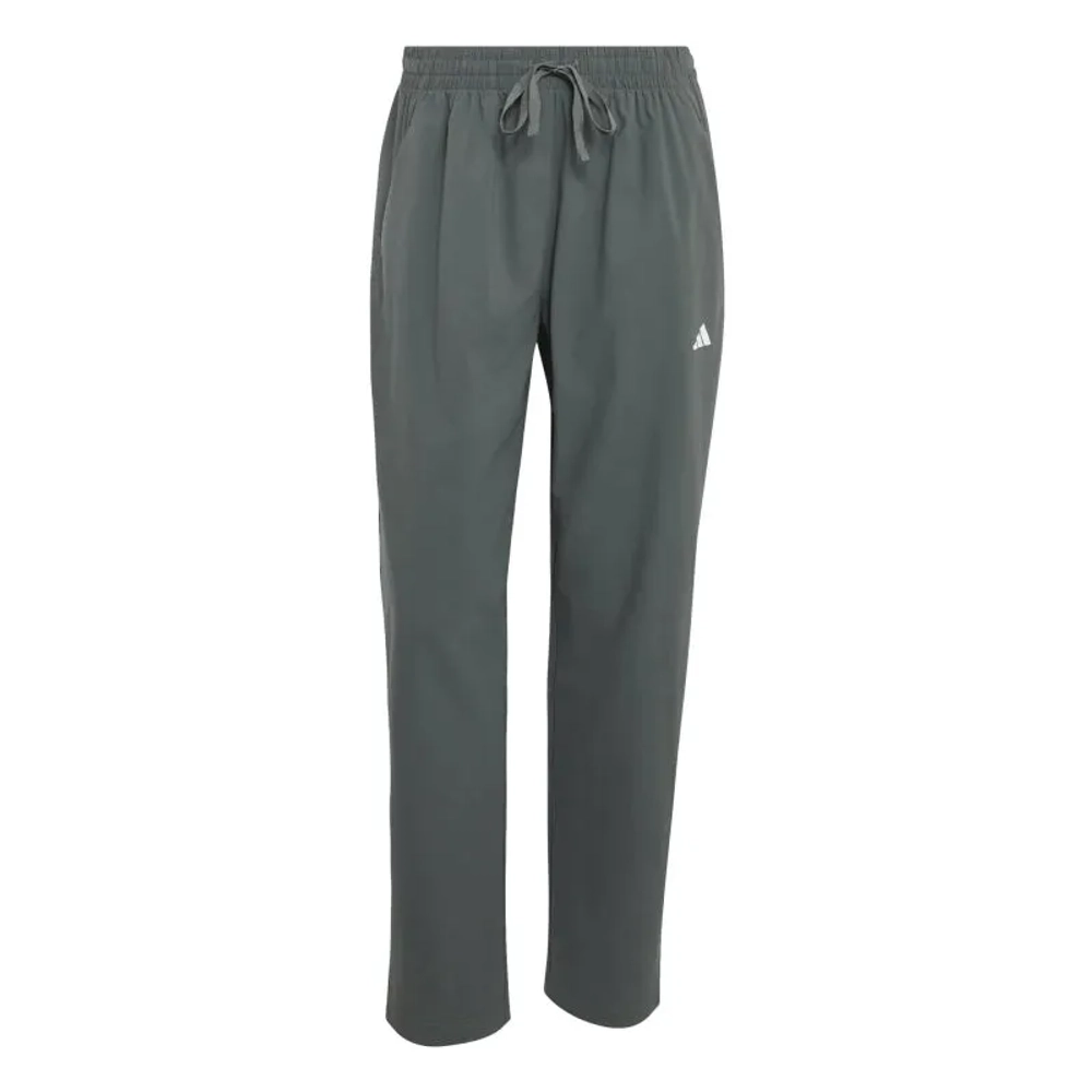 Женские теннисные брюки Adidas Workout Essentials Woven - legend ivy