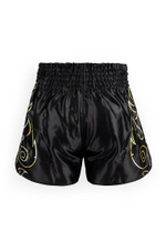 Шорты тайские Venum VTC Flames Black/Gold