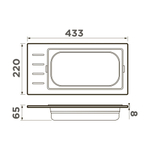 Контейнер Omoikiri DC-01-1-GB