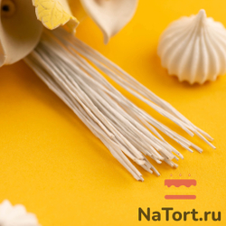 Флористическая проволока белая №30 (36 см, 50 шт)