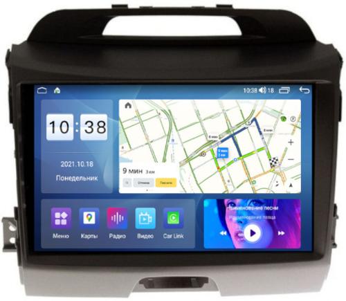 Магнитола для KIA Sportage 2010-2016 - Parafar PF537UHD на Android 13, Быстрая, QLED, CarPlay, 4G SIM-слот