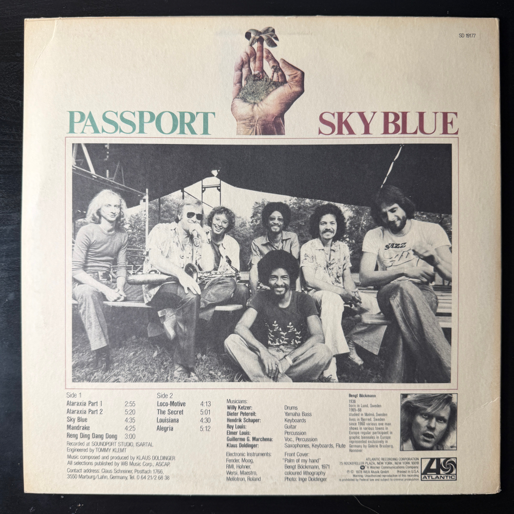 Passport – Sky Blue (США 1978г.)