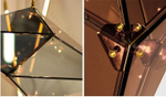 Pendant design lamp  Maxhedron Vertical by Bec Brittain (Smoky)