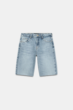 ДЖИНСОВЫЕ ШОРТЫ Z1975 СО СРЕДНЕЙ ПОСАДКОЙ — ZARA