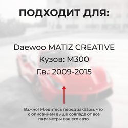 Ремкомплект ограничителей дверей Daewoo MATIZ CREATIVE M300 (4 двери, тип 34) 2009-2015