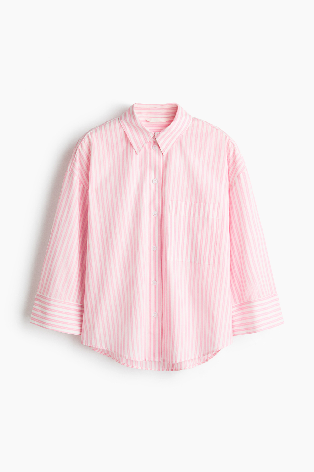 Короткая рубашка из поплина - H&M