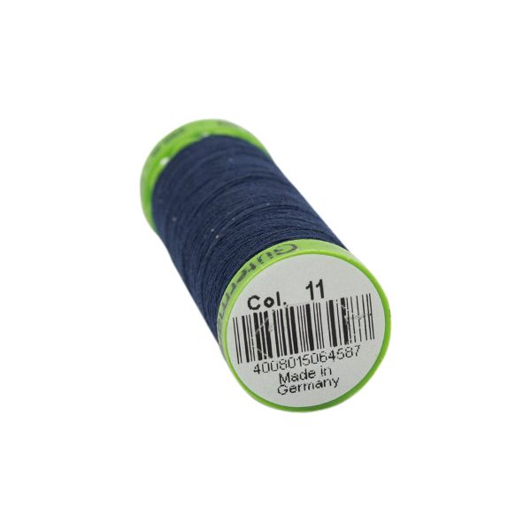 Нитки для тонких тканей Gutermann Extra Fine 150 (200 метров), 5 кат. | 011 темн.синий
