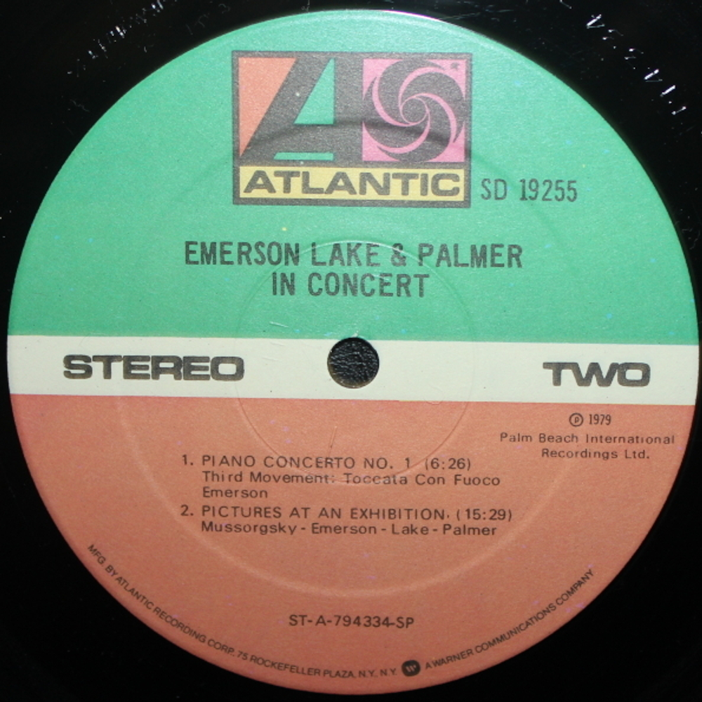 Emerson, Lake & Palmer / In Concert (LP)
