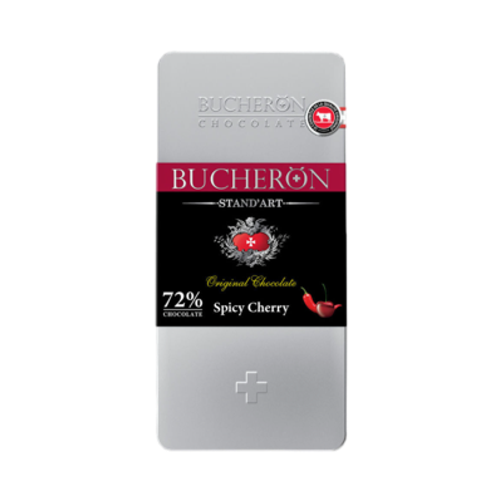 Шоколад Bucheron Горький 72% с Вишней и Чили 100г