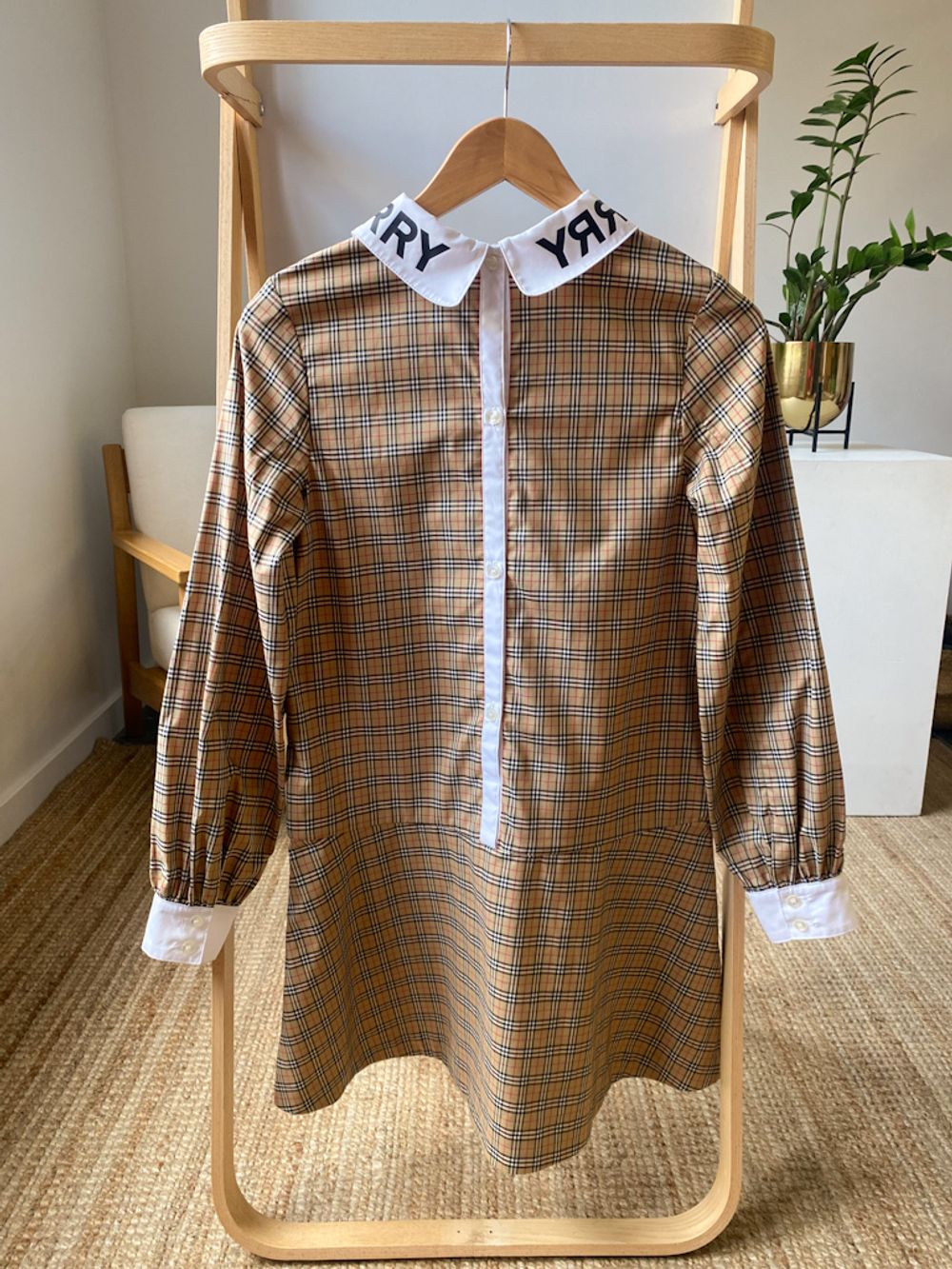 Хлопковое платье Burberry, 158-164