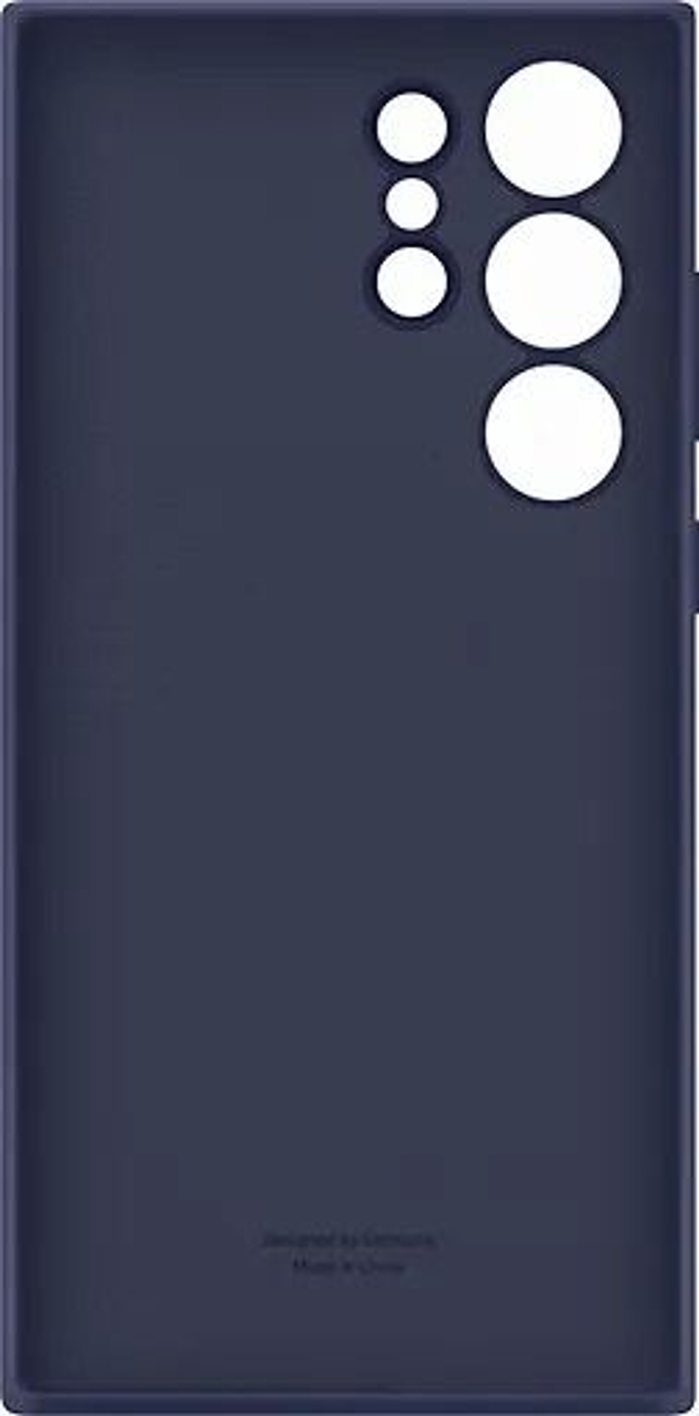 Силиконовый чехол для Samsung Galaxy S23 Ultra, темно синий (Из Финляндии)