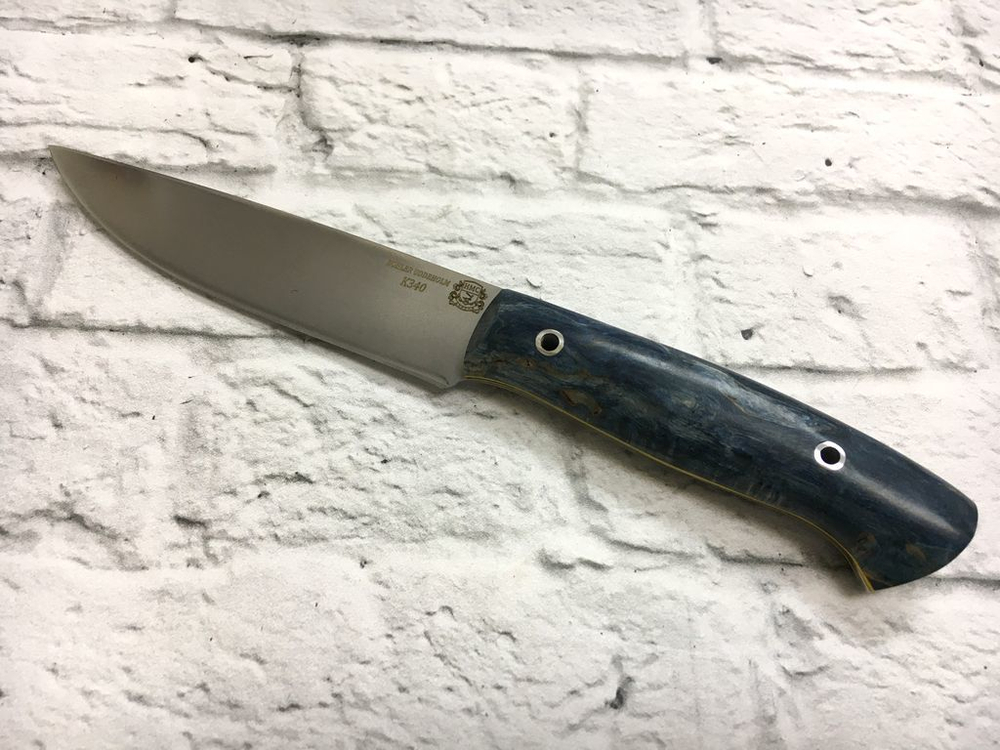 Цельнометаллический нож F4, сталь Bohler К340, карелка
