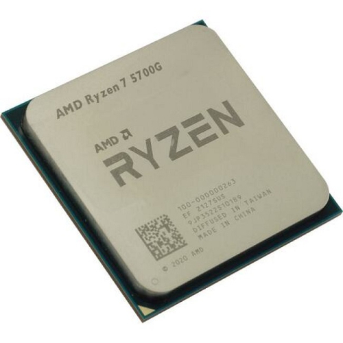 Процессор AMD Ryzen 7 5700G Cezanne, AM4, 3.4 ГГц, 8C/16T, L3 32Mb, 65W, OEM (100-000000263)
