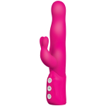 Розовый хай-тек вибромассажер iVibe Select iRabbit - 26 см. (Цвет: розовый)
