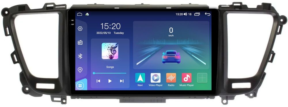 Магнитола для KIA Carnival 3 2014-2020 - Parafar PF701LUX2U2K на Android 13, Быстрая, QLED+2K, CarPlay, 4G SIM-слот