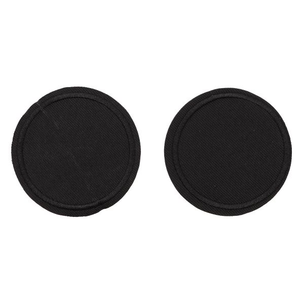 Заплатка термоклеевая d60 мм (black), LA431, 2 шт
