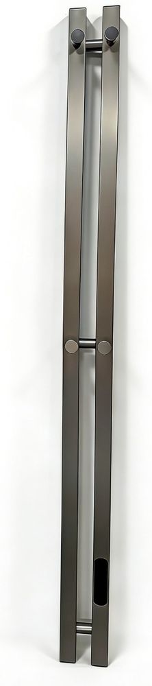 Полотенцесушитель электрический Rein Double Cube-Graphite 1200*90 мм